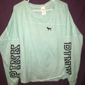 Pink Long sleeve with back cut out